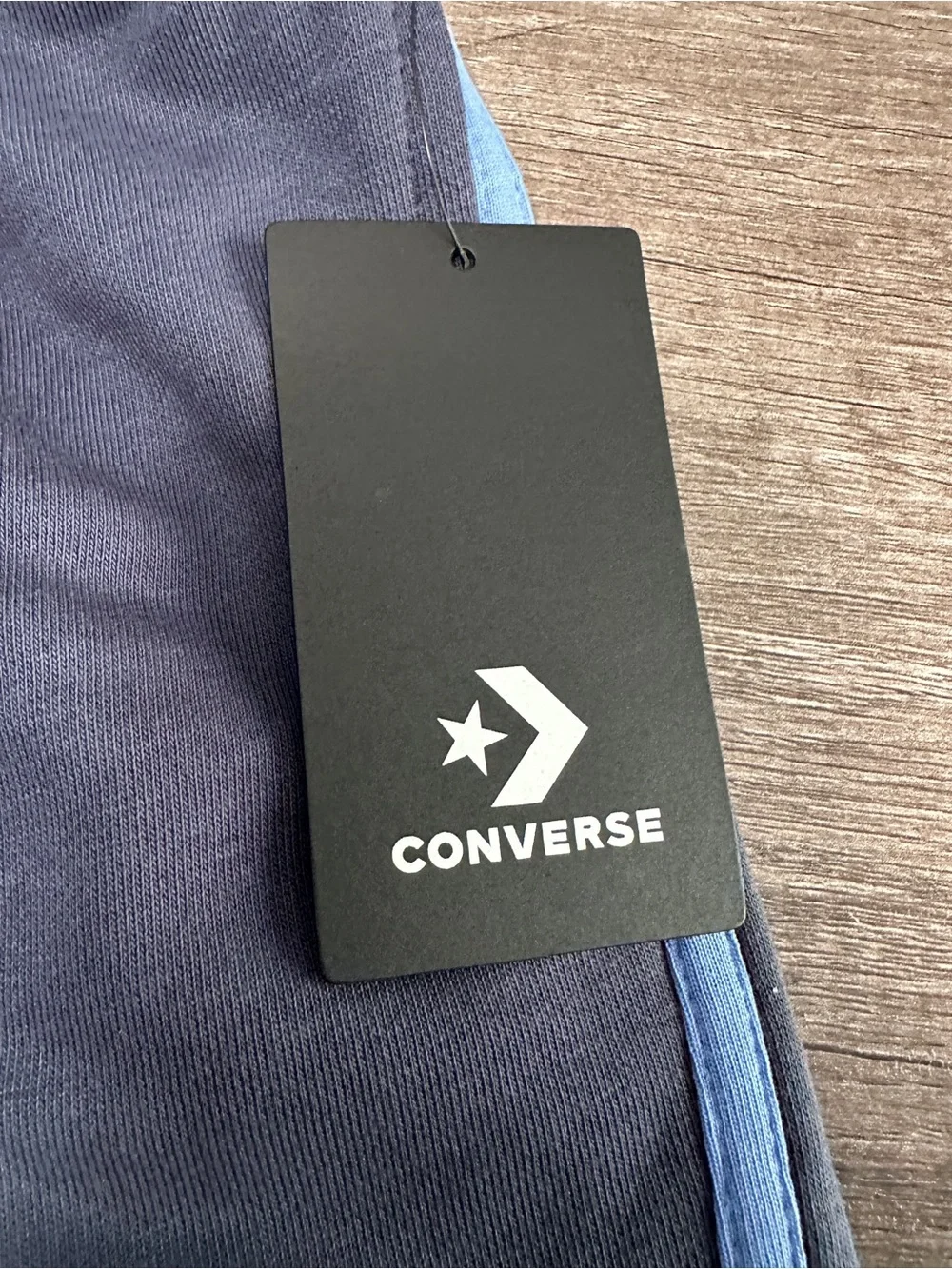 Converse Boys Navy Shorts with Light Blue Side Stripes